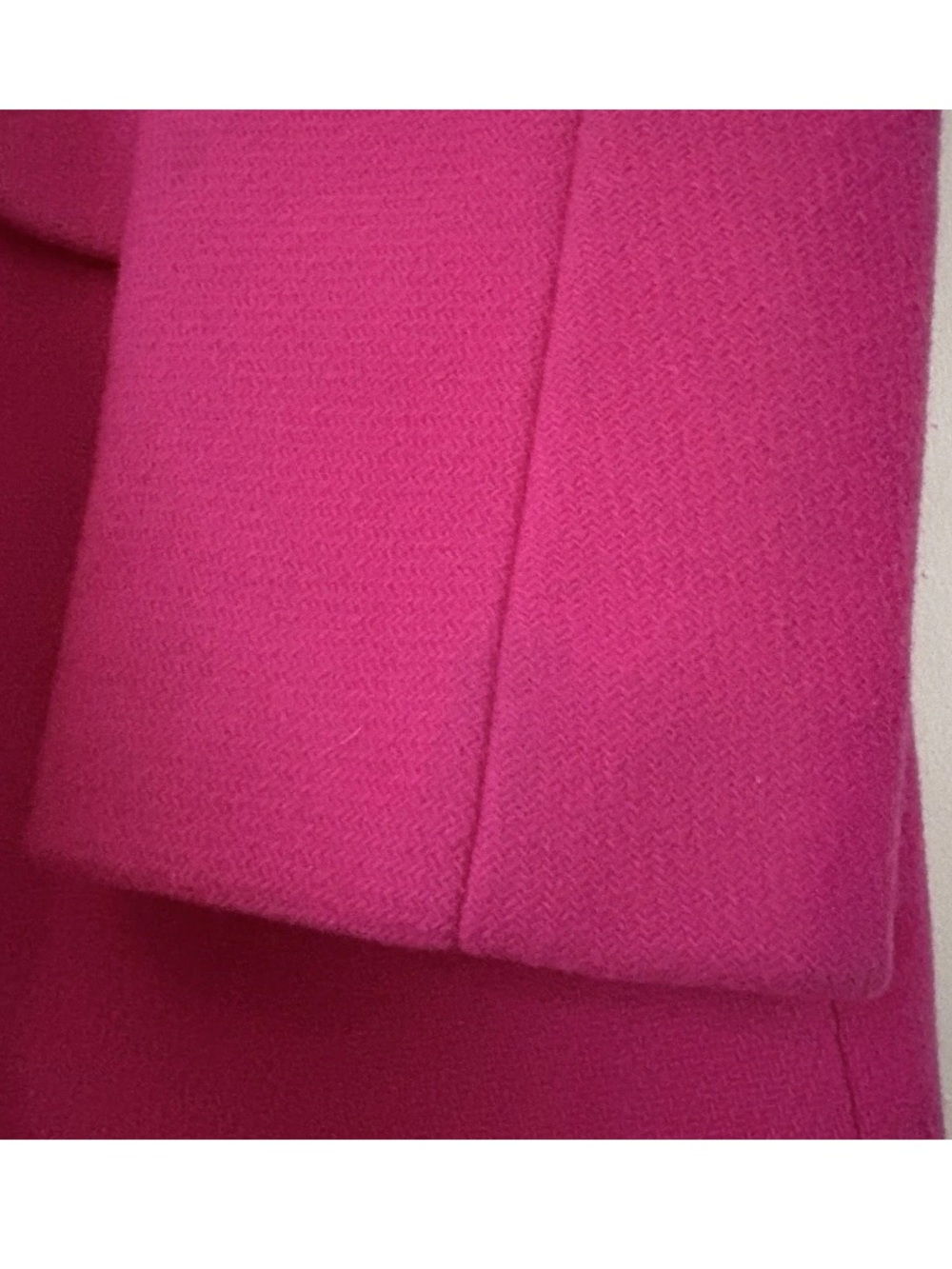 J Crew Cocoon Pink Italian Stadium Cloth Nello Gori Wool Long Coat Jacket Sz 4 - Picture 8 of 16